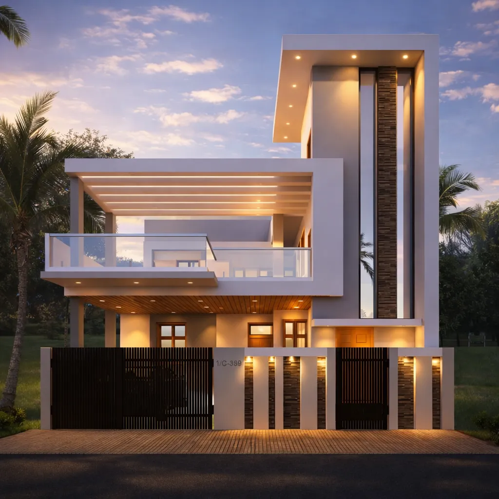 Doctor's Residence — evening