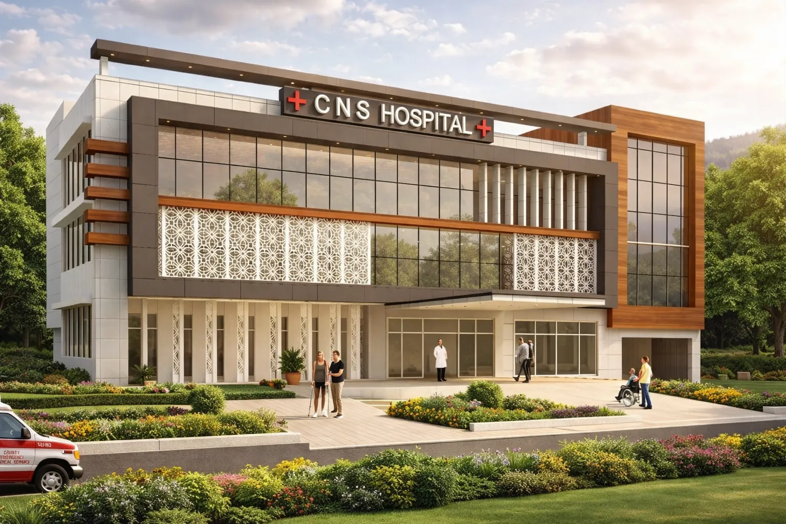 CNS Hospital — exterior view