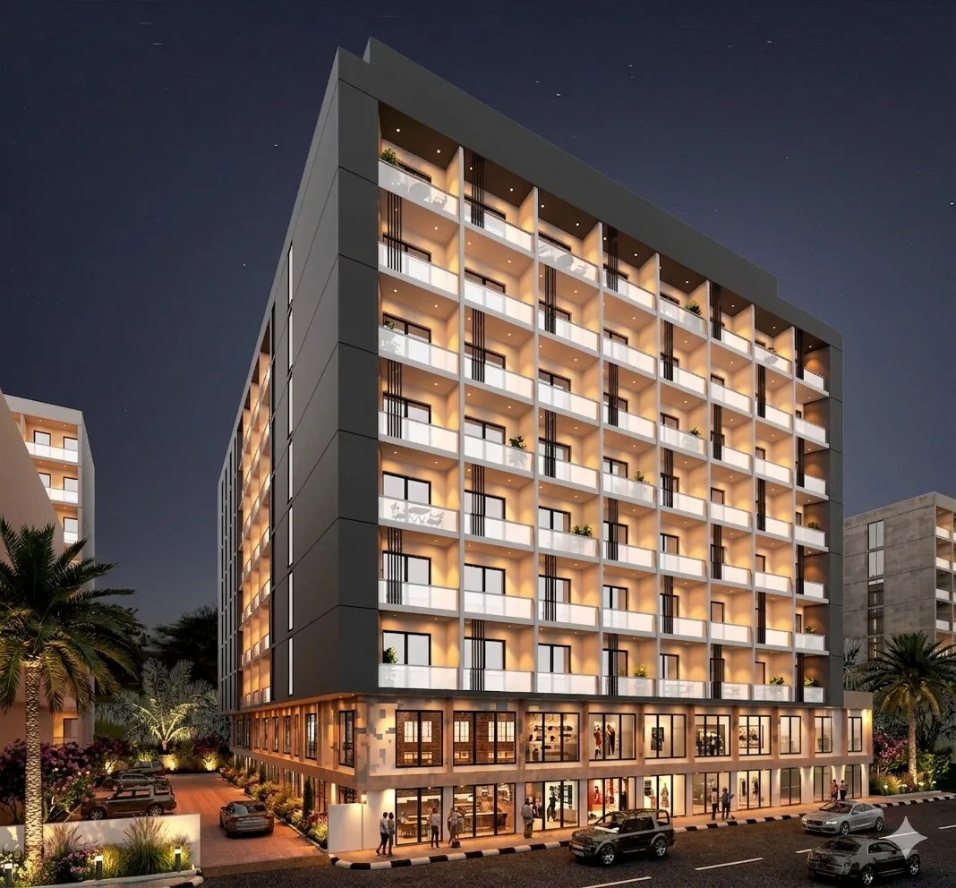 Mixed-Use Tower, Rolla — night view
