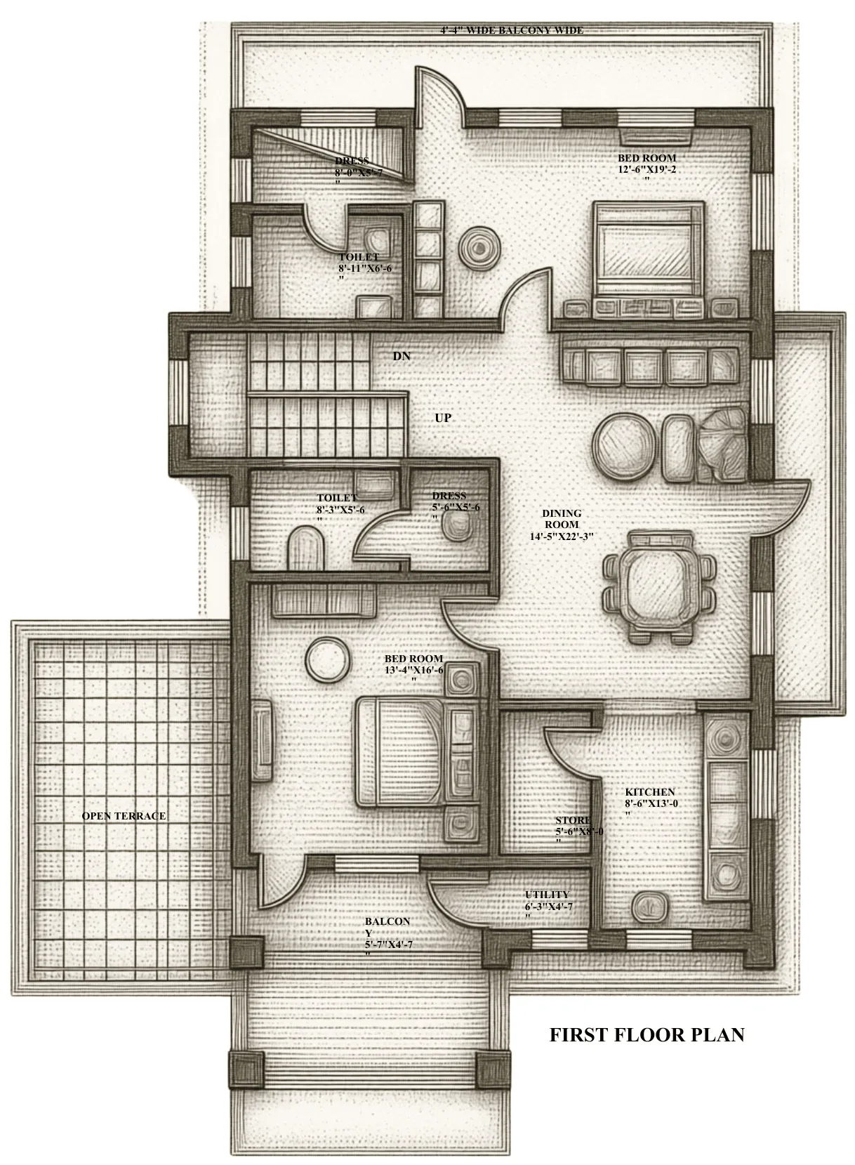 Neoclassical Villa — rakesh chacha f floor plan