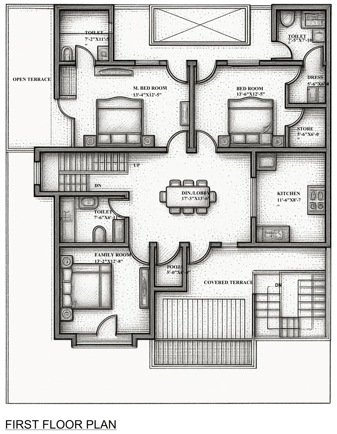 Neoclassical Residence, Eldico Towne — sanjai ji eldico f floor plan